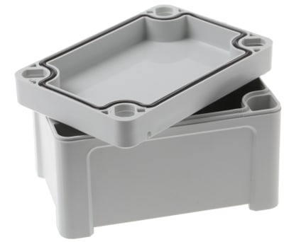 Product image for IP65 Grey Lid Enclosure, 95x65x60mm