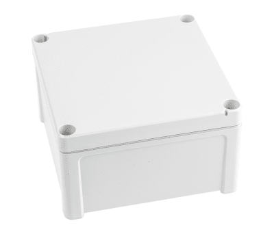 Product image for IP65 Grey Lid Enclosure, 130x130x75mm