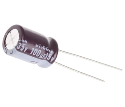 Product image for AL CAP RADIAL PV SERIES 100UF 35V