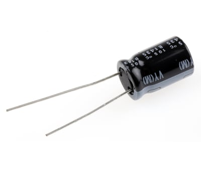 Product image for Nichicon 1000μF Electrolytic Capacitor 25V dc, Through Hole - UVY1E102MPD