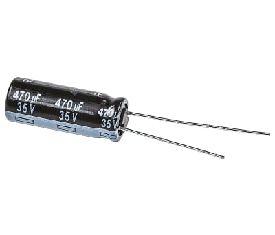 Product image for Capacitor Al FR 470uF 35V 8x20