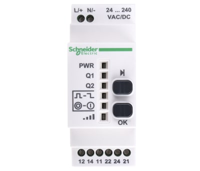 Product image for Programmable receiver, 2 relays, 24-240V