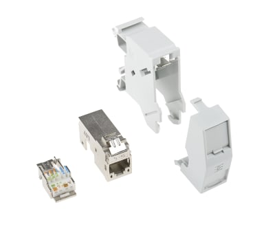 Product image for Weidmuller, 8 Pole IDC, RJ45 Connector Interface Module, DIN Rail Mount