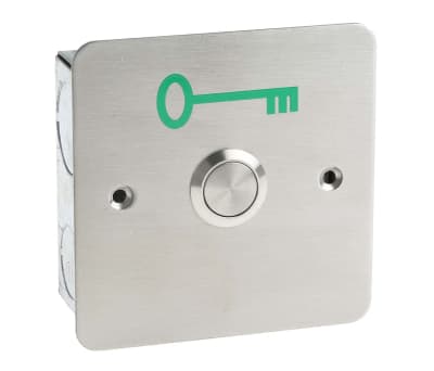 Product image for Exit button release stainless steel