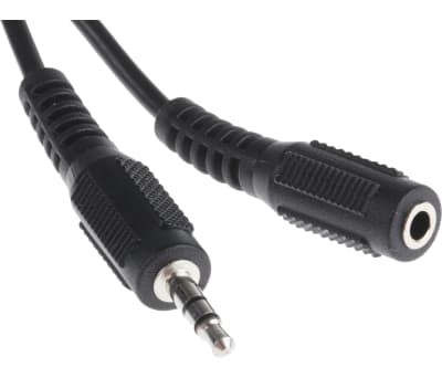 Product image for 3.5MM JACK PLUG TO SOCKET CABLE 3M