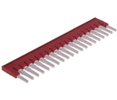 Product image for Jumper Bar, 20 pos, RED