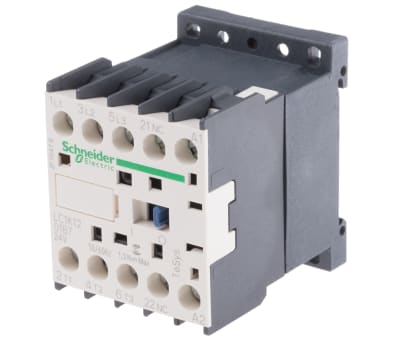 Product image for 3 pole contactor,5.5kW,12A,24Vac coil