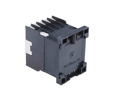 Product image for 3 pole contactor,4kW,9A,24Vdc,1NC,Spring
