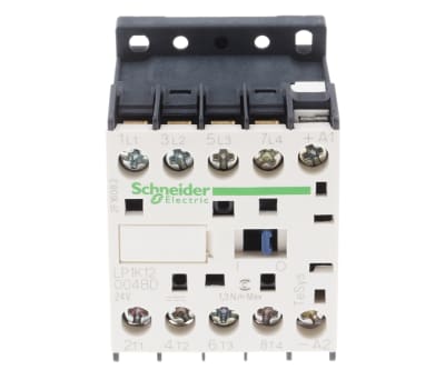 Product image for 4 Pole Contactor,20A,24Vdc,Screw Clamp