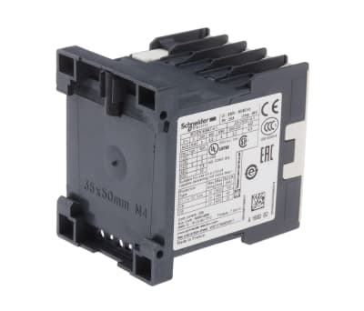 Product image for 4 Pole Contactor,20A,24Vdc,Screw Clamp