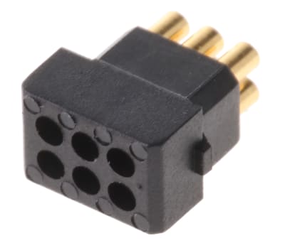 Product image for 3+3 DIL FEMALE CRIMP CONNECTOR