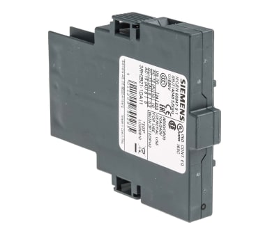 Product image for Siemens Sirius Innovation Auxiliary Contact - 1NO/1NC, 2 Contact, Lateral, 10 A