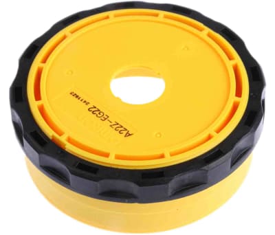 Product image for SHROUD FOR E-STOP WITH 2 SPACERS,YELLOW