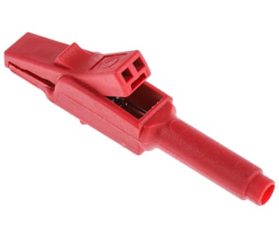 Product image for Crocodile clip MA 260 SH red