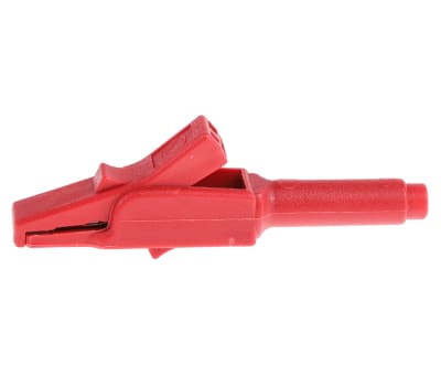 Product image for Crocodile clip MA 260 SH red