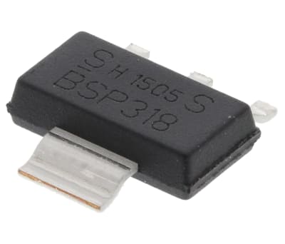 Product image for MOSFET N-CHANNEL 60V 2.6A LOGIC SOT223