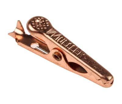 Product image for MINIATURE COPPER ALLIGATOR CLIP, 5A