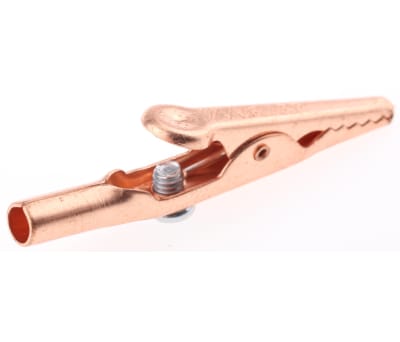 Product image for Mueller Electric Crocodile Clip, Copper Contact, 10A