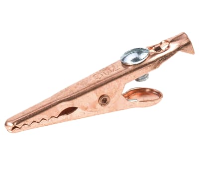 Product image for ALLIGATOR COPPER CLIP WITH SCREW, 10A