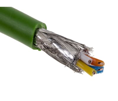 Product image for Siemens Green PVC Cat5 Cable SF/UTP, 20m Unterminated/Unterminated