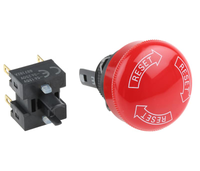 Product image for E-STOP,TURN TO RESET,DPST-NC