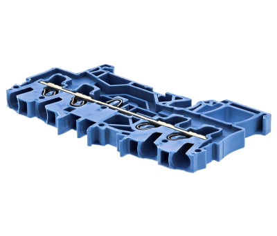 Product image for DIN rail terminal 4x2.5mm2 blue