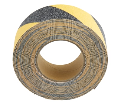 Product image for Anti Slip Tape Black/Yellow 50mm x 18.3m