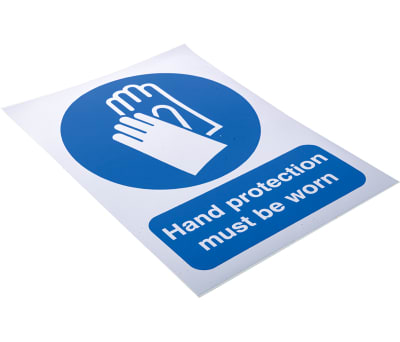 Product image for SAV sign 'Wear gloves',210x148mm