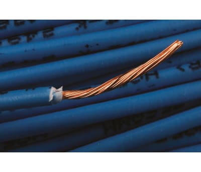 Product image for 2491B 0.75mm blue LSHF equipment wire