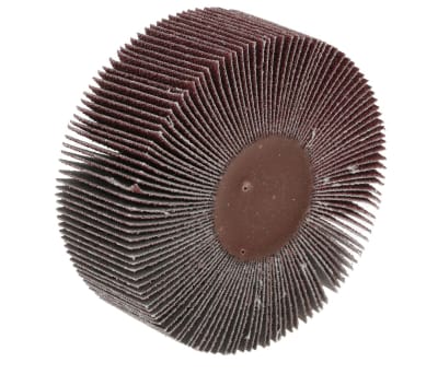 Product image for 3M Aluminium Oxide Flap Wheel, 80mm Diameter, P60 Grit