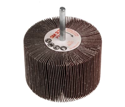 Product image for 3M Aluminium Oxide Flap Wheel, 80mm Diameter, P80 Grit