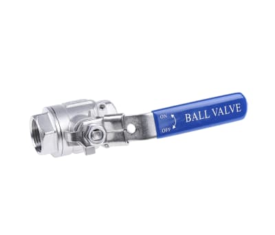 Product image for 2 pc S/steel Ball Valve,1in. BSPP F-F