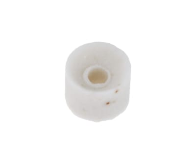 Product image for White ceramic fishspine beads, 1mm bore