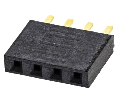 Product image for RECEPTACLE 2.54MM VERTICAL 4WAY