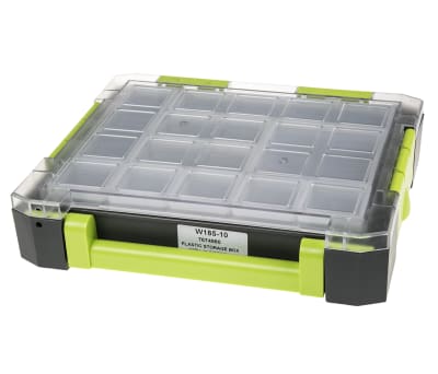 Product image for Plastic Storage Box with 10 inserts