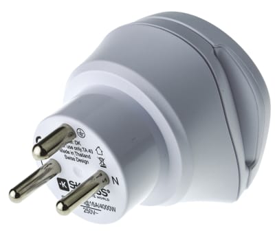 Product image for WORLD TO EURO & DENMARK ADAPTER PLUG