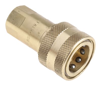 Product image for Quick Connect ISO Coupling, 1/2in Female