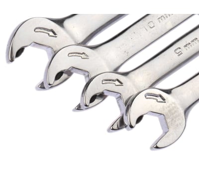 Product image for 12PC RATCHETING OPEN END SPANNER SET