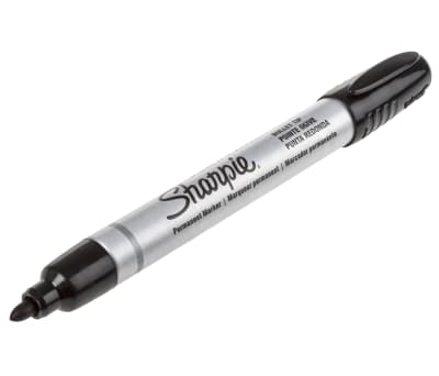 Product image for SHARPIE PEN METAL SMALL BULLET TIP BLACK