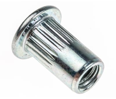 Product image for STEEL FLAT HEAD RIVET NUT - M4