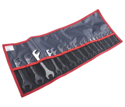 Product image for 16 Piece Open Ended Spanner Set
