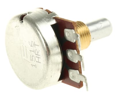 Product image for Bourns 10kΩ Rotary Potentiometer 1-Gang Panel Mount, PDA241-HRT02-103A2