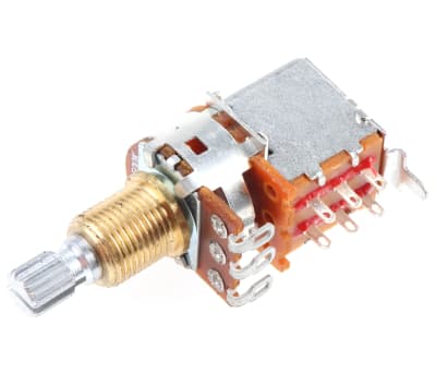 Product image for 17 mm Guitar Potentiometer w/Switch 500K