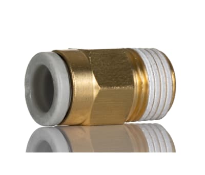 Product image for Male Connector 6mm to 1/8 with Sealant