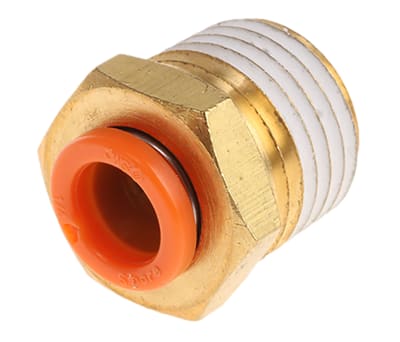 Product image for Male Connector 1/4 to 1/4NPT