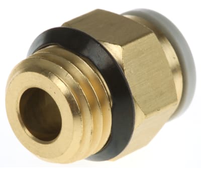 Product image for Male Connector 1/8 to 1/4 Uni Thread