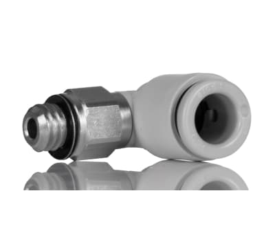 Product image for Male Elbow 4mm to M3 Stainless