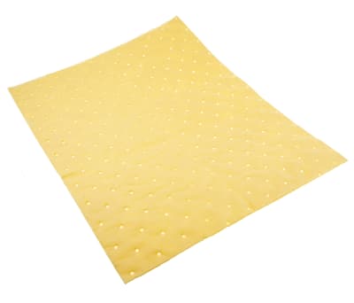 RS PRO Chemical Spill Absorbent Pad 90 L Capacity, 100 Per Package