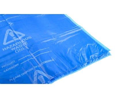 Product image for Blue plastic spill disposal bag