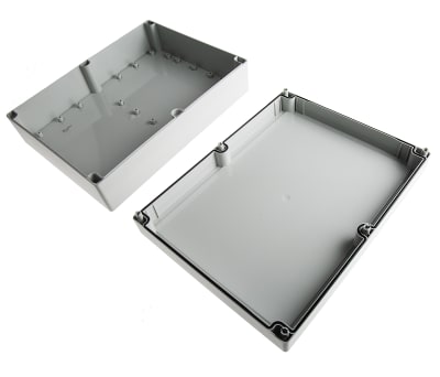 Product image for TG IP67 ENCLOSURE, ABS, GREY LID